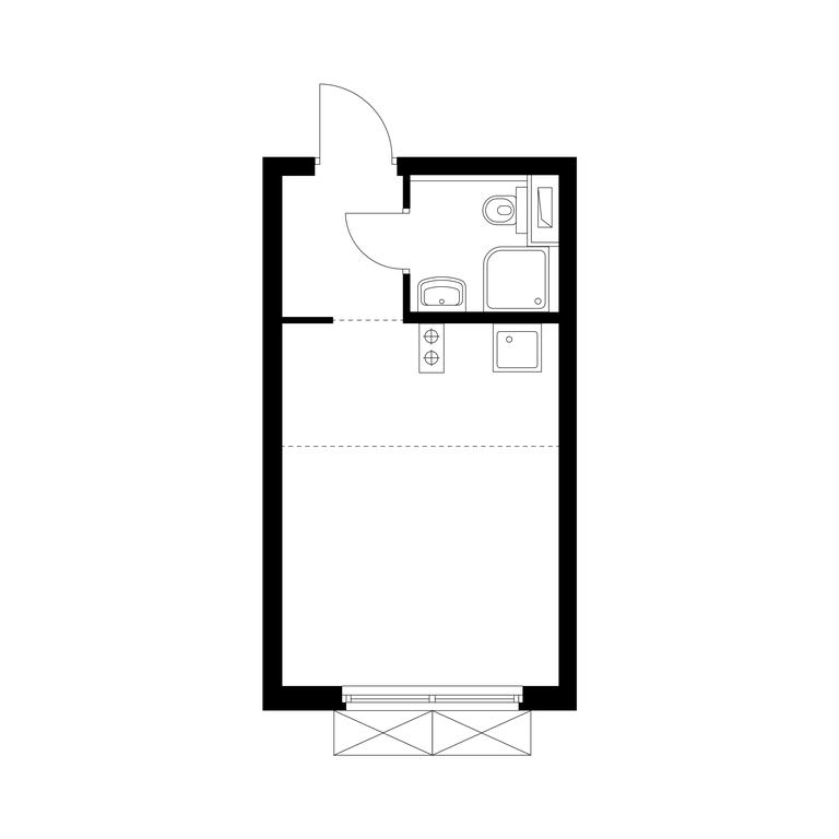 Apartment Sale, 19.8 sq. m. at Rustaveli 14, Rustaveli Street, 14с20, Moscow, Russia #1 Apartment Sale, 19.8 sq. m. at Rustaveli 14, Rustaveli Street, 14с20, Moscow, Russia #1