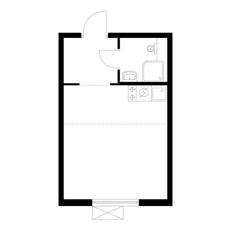 Apartment Sale, 23.6平方米 at Liublinskiy Park, Lyublinskaya Street, 78к2, Moscow, Russia #1 Apartment Sale, 23.6平方米 at Liublinskiy Park, Lyublinskaya Street, 78к2, Moscow, Russia #1