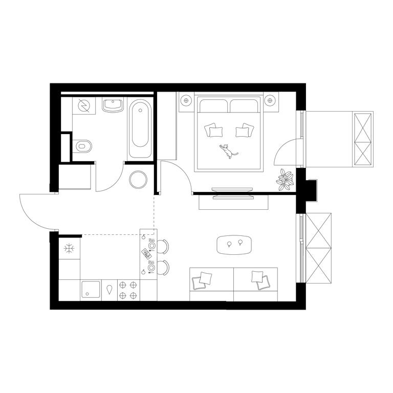 1-BD Apartment Sale, 32.9 sq. m. at Salarevo Park, Salaryevskaya Street, 8к1, Moskovskiy Settlement, Moscow, Russia #1 1-BD Apartment Sale, 32.9 sq. m. at Salarevo Park, Salaryevskaya Street, 8к1, Moskovskiy Settlement, Moscow, Russia #1