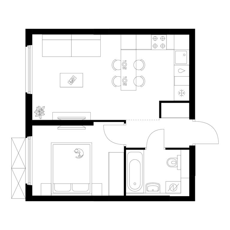 1-BD Apartment Sale, 37.4 sq. m. at Yaroslavskij kvartal, Yaroslavskiy Drive, 116, Korolyov, Moscow Region, Russia #1 1-BD Apartment Sale, 37.4 sq. m. at Yaroslavskij kvartal, Yaroslavskiy Drive, 116, Korolyov, Moscow Region, Russia #1