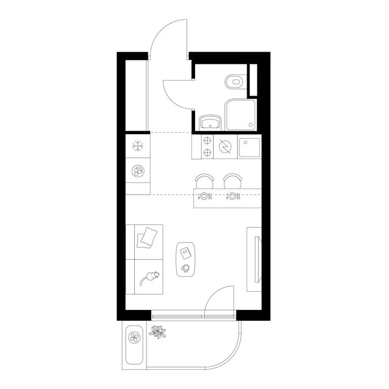 Apartment Sale, 20.85 sq. m. at Ilinskie Luga, Zapovednaya Street, 1, posyolok Ilyinskoye-Usovo, Krasnogorsk City District, Moscow Region, Russia #1 Apartment Sale, 20.85 sq. m. at Ilinskie Luga, Zapovednaya Street, 1, posyolok Ilyinskoye-Usovo, Krasnogorsk City District, Moscow Region, Russia #1
