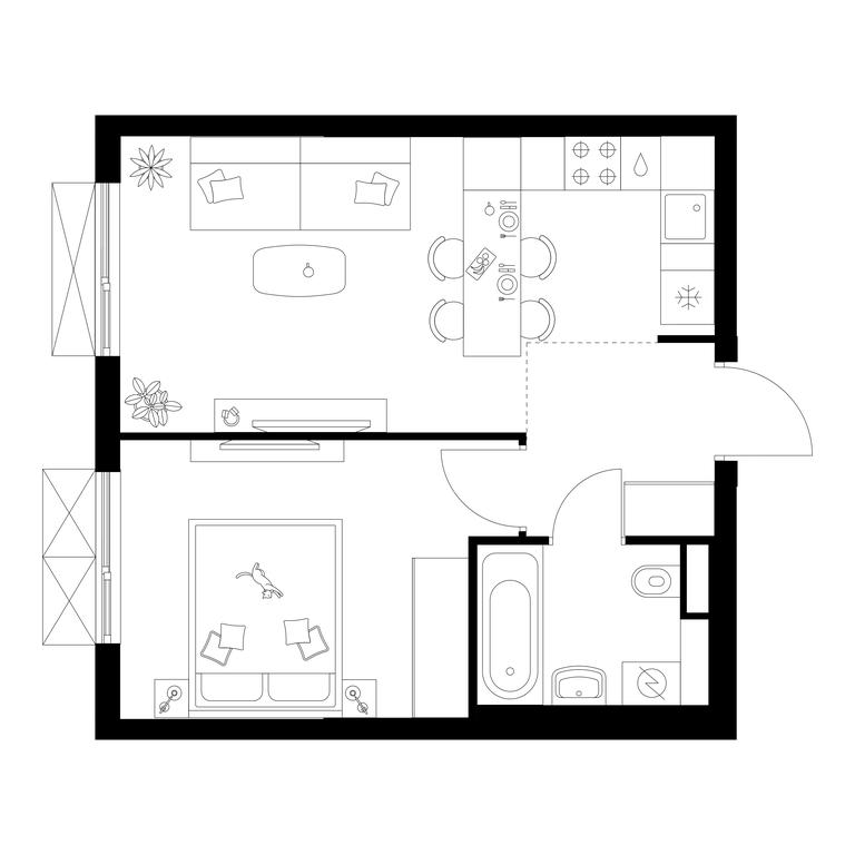 1-BD Apartment Sale, 36.2平方米 at Salarevo Park, Salaryevskaya Street, 8к1, Moskovskiy Settlement, Moscow, Russia #1 1-BD Apartment Sale, 36.2平方米 at Salarevo Park, Salaryevskaya Street, 8к1, Moskovskiy Settlement, Moscow, Russia #1