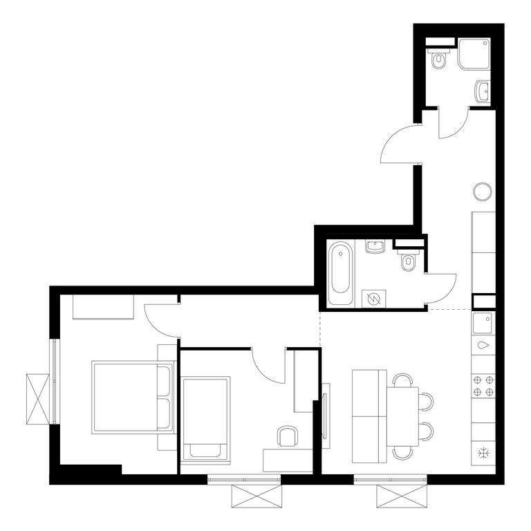2-BD Apartment Sale, 58.8 sq. m. at Volzhskiy Park, 1st Grayvoronovsky Drive, 3с11, Moscow, Russia #1 2-BD Apartment Sale, 58.8 sq. m. at Volzhskiy Park, 1st Grayvoronovsky Drive, 3с11, Moscow, Russia #1