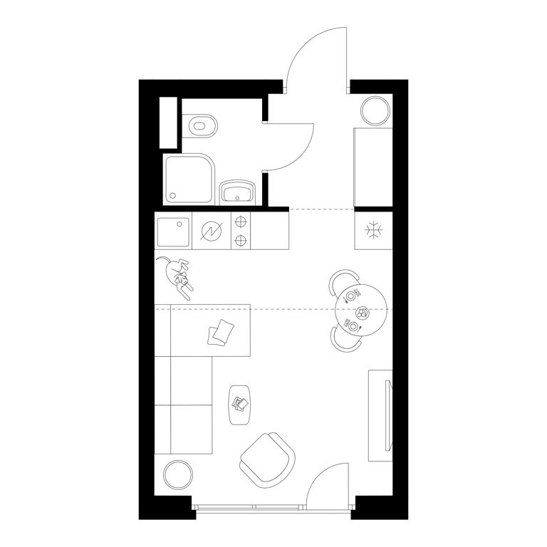 Apartment Sale, 21.6平方米 at Irtyshskiy Kvartal, 2nd Irtyshsky Drive, Moscow, Russia #1 Apartment Sale, 21.6平方米 at Irtyshskiy Kvartal, 2nd Irtyshsky Drive, Moscow, Russia #1