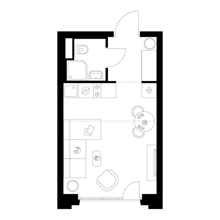 Apartment Sale, 21.6平方米 at Irtyshskiy Kvartal, 2nd Irtyshsky Drive, Moscow, Russia #2 Apartment Sale, 21.6平方米 at Irtyshskiy Kvartal, 2nd Irtyshsky Drive, Moscow, Russia #2