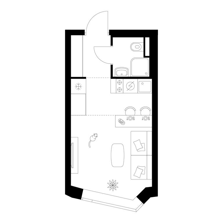 Apartment Sale, 21.6 sq. m. at Michurinskiy Park, Ozyornaya Street, 44А, Moscow, Russia #1 Apartment Sale, 21.6 sq. m. at Michurinskiy Park, Ozyornaya Street, 44А, Moscow, Russia #1