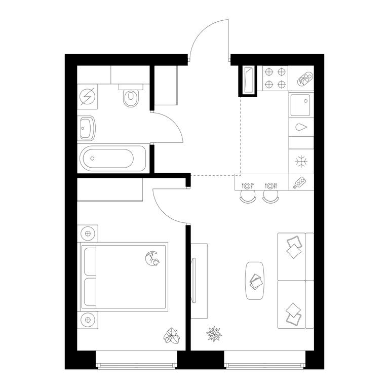 Продажа 1-комн. квартиры, 34,7 м² в ЖК «Полар», Полярная улица, 39Б, Москва, Россия #1 Продажа 1-комн. квартиры, 34,7 м² в ЖК «Полар», Полярная улица, 39Б, Москва, Россия #1