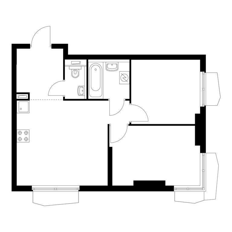 2-BD Apartment Sale, 49.6 sq. m. at Holland Park, Volokolamskoye Highway, 71/13к1, Moscow, Russia #2 2-BD Apartment Sale, 49.6 sq. m. at Holland Park, Volokolamskoye Highway, 71/13к1, Moscow, Russia #2
