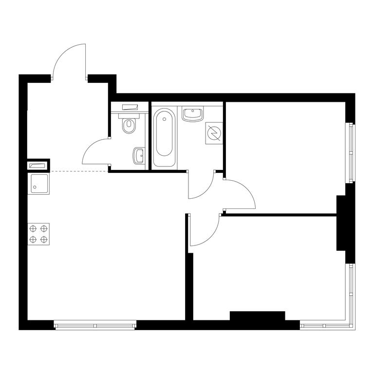 2-BD Apartment Sale, 49.6 sq. m. at Holland Park, Volokolamskoye Highway, 71/13к1, Moscow, Russia #1 2-BD Apartment Sale, 49.6 sq. m. at Holland Park, Volokolamskoye Highway, 71/13к1, Moscow, Russia #1
