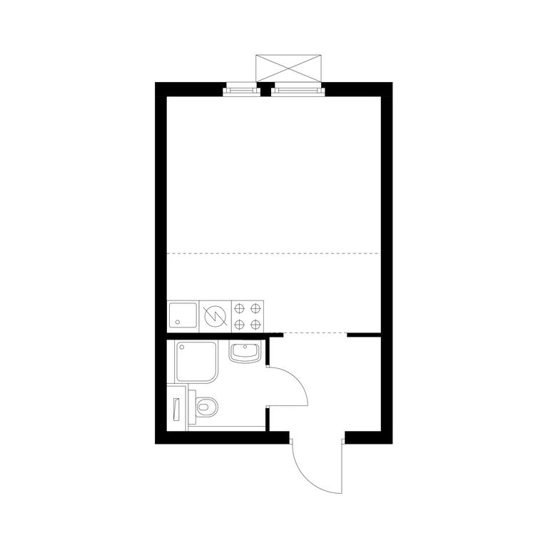 Apartment Sale, 23.3平方米 at Vtoroy Nagatinskiy, 2nd Nagatinsky Drive, 2к1, Moscow, Russia #1 Apartment Sale, 23.3平方米 at Vtoroy Nagatinskiy, 2nd Nagatinsky Drive, 2к1, Moscow, Russia #1