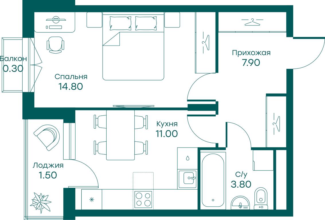 Apartment Sale, 37.6 sq. m. at Ravnovesie, zhiloy kompleks Ravnovesiye, selo Perkhushkovo, Odintsovskiy City District, Moscow Region, Russia #1 Apartment Sale, 37.6 sq. m. at Ravnovesie, zhiloy kompleks Ravnovesiye, selo Perkhushkovo, Odintsovskiy City District, Moscow Region, Russia #1