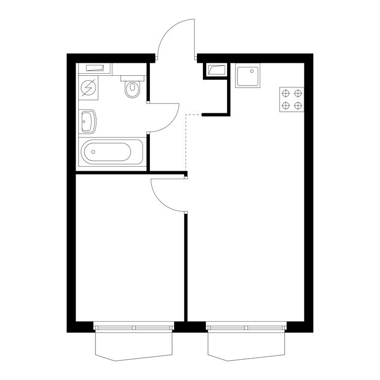1-BD Apartment Sale, 32.9 sq. m. at Holland Park, Volokolamskoye Highway, 71/13к1, Moscow, Russia #2 1-BD Apartment Sale, 32.9 sq. m. at Holland Park, Volokolamskoye Highway, 71/13к1, Moscow, Russia #2