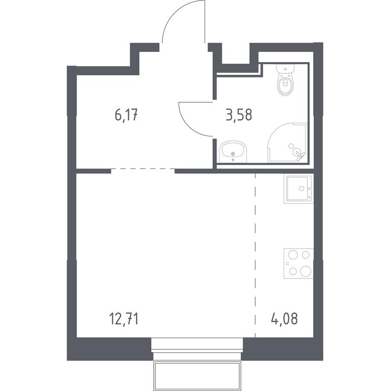 Apartment Sale, 26.54 sq. m. at Dolina Yauzy, Trudovaya Street, 23, Mytischi, Moscow Region, Russia #1 Apartment Sale, 26.54 sq. m. at Dolina Yauzy, Trudovaya Street, 23, Mytischi, Moscow Region, Russia #1