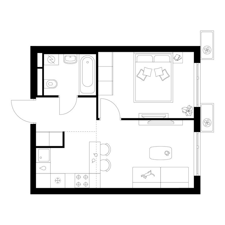 Продажа 1-комн. квартиры, 35,2 м² в ЖК «Белая Дача Парк», микрорайон Парковый, 1, Котельники, Московская область, Россия #1 Продажа 1-комн. квартиры, 35,2 м² в ЖК «Белая Дача Парк», микрорайон Парковый, 1, Котельники, Московская область, Россия #1