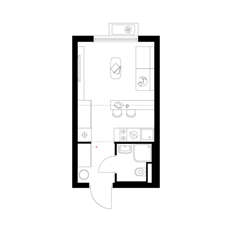 Apartment Sale, 19.9 sq. m. at Belaya Dacha Park, mikrorayon Parkovy, 1, Kotelniki, Moscow Region, Russia #1