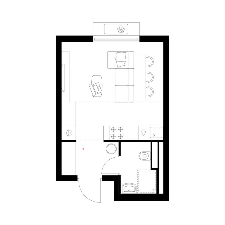 Apartment Sale, 24.5 sq. m. at Belaya Dacha Park, mikrorayon Parkovy, 1, Kotelniki, Moscow Region, Russia #1