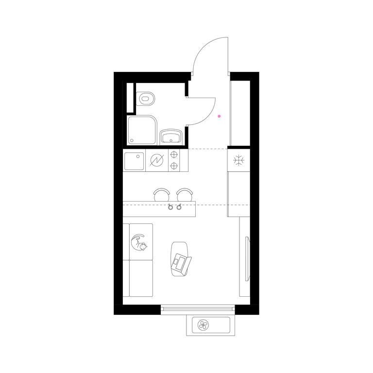 Apartment Sale, 19平方米 at Belaya Dacha Park, mikrorayon Parkovy, 1, Kotelniki, Moscow Region, Russia #2