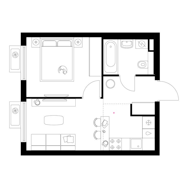 1-BD Apartment Sale, 32.6 sq. m. at Belaya Dacha Park, mikrorayon Parkovy, 1, Kotelniki, Moscow Region, Russia #2 1-BD Apartment Sale, 32.6 sq. m. at Belaya Dacha Park, mikrorayon Parkovy, 1, Kotelniki, Moscow Region, Russia #2