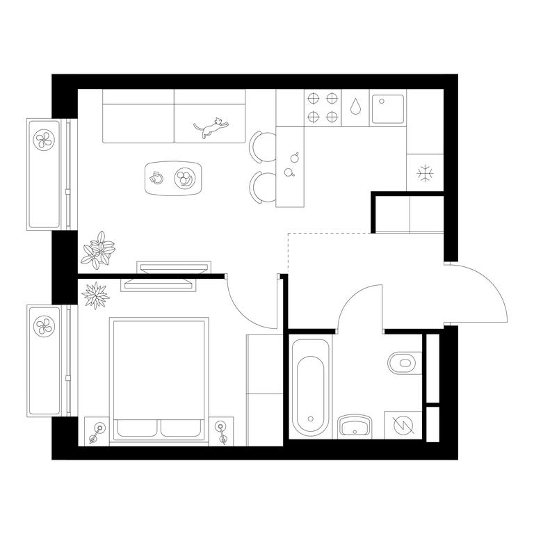 1-BD Apartment Sale, 32.6平方米 at Belaya Dacha Park, mikrorayon Parkovy, 1, Kotelniki, Moscow Region, Russia #1 1-BD Apartment Sale, 32.6平方米 at Belaya Dacha Park, mikrorayon Parkovy, 1, Kotelniki, Moscow Region, Russia #1