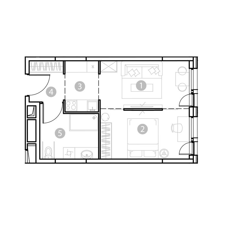 1-BD Apartment Sale, 39.66 sq. m. at EvoPark Izmaylovo, Elektrodnaya Street, Moscow, Russia #2 1-BD Apartment Sale, 39.66 sq. m. at EvoPark Izmaylovo, Elektrodnaya Street, Moscow, Russia #2