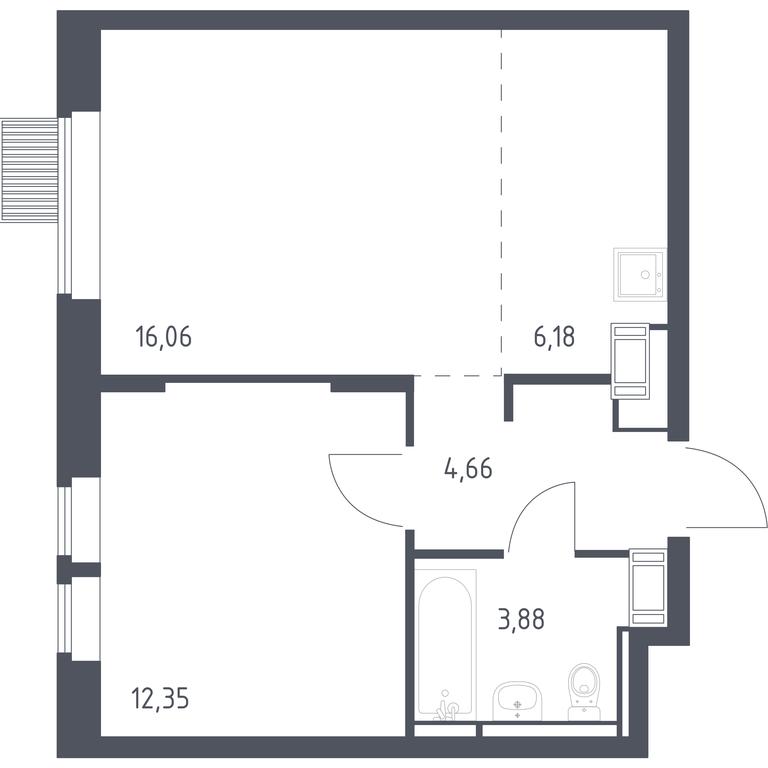 Apartment Sale, 43.13 sq. m. at Bolshoe Putilkovo, Prostornaya ulitsa, 1, Putilkovo Village, Krasnogorsk City District, Moscow Region, Russia #1 Apartment Sale, 43.13 sq. m. at Bolshoe Putilkovo, Prostornaya ulitsa, 1, Putilkovo Village, Krasnogorsk City District, Moscow Region, Russia #1