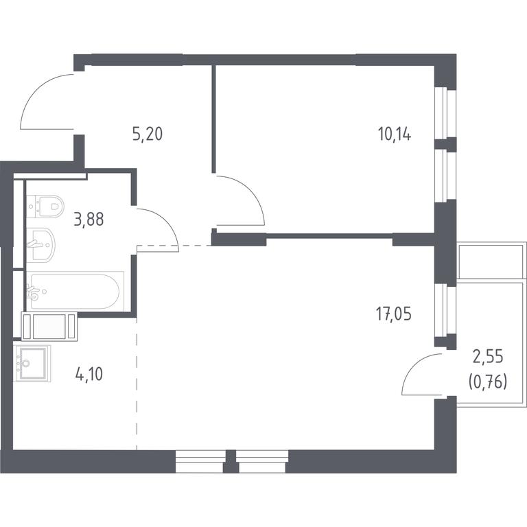 Apartment Sale, 41.13 sq. m. at Bolshoe Putilkovo, Prostornaya ulitsa, 1, Putilkovo Village, Krasnogorsk City District, Moscow Region, Russia #1 Apartment Sale, 41.13 sq. m. at Bolshoe Putilkovo, Prostornaya ulitsa, 1, Putilkovo Village, Krasnogorsk City District, Moscow Region, Russia #1