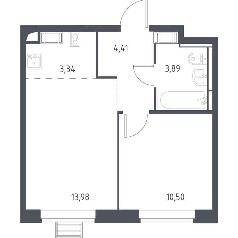 Apartment Sale, 35.8 sq. m. at Pribrezhnyi Park, Pribrezhniy Park Residential Complex, Village of Yam, Domodedovo City District, Moscow Region, Russia #1 Apartment Sale, 35.8 sq. m. at Pribrezhnyi Park, Pribrezhniy Park Residential Complex, Village of Yam, Domodedovo City District, Moscow Region, Russia #1
