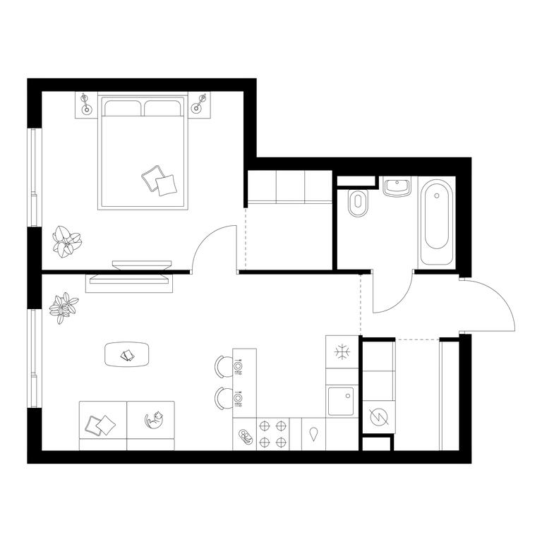 Продажа 1-комн. квартиры, 42,4 м² в ЖК «Саларьево парк», Саларьевская улица, 8к1, поселение Московский, Москва, Россия #1 Продажа 1-комн. квартиры, 42,4 м² в ЖК «Саларьево парк», Саларьевская улица, 8к1, поселение Московский, Москва, Россия #1