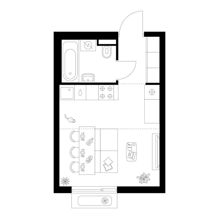 Apartment Sale, 22.5 sq. m. at Salarevo Park, Salaryevskaya Street, 8к1, Moskovskiy Settlement, Moscow, Russia #1 Apartment Sale, 22.5 sq. m. at Salarevo Park, Salaryevskaya Street, 8к1, Moskovskiy Settlement, Moscow, Russia #1