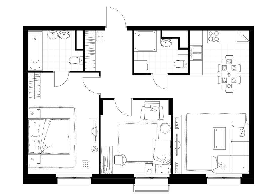 2-BD Apartment Sale, 66.7平方米 at Rezidentsii Skolkovo, Kashtanovaya ulitsa, 1, rabochiy posyolok Zarechye, Odintsovskiy City District, Moscow Region, Russia #1 2-BD Apartment Sale, 66.7平方米 at Rezidentsii Skolkovo, Kashtanovaya ulitsa, 1, rabochiy posyolok Zarechye, Odintsovskiy City District, Moscow Region, Russia #1
