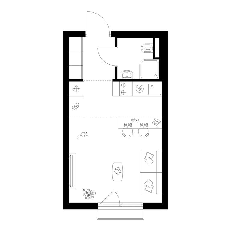 Продажа квартиры, 24,2 м² в ЖК «Саларьево парк», Саларьевская улица, 8к1, поселение Московский, Москва, Россия #1