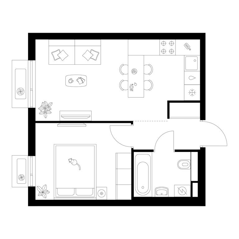 1-BD Apartment Sale, 35.9 sq. m. at Salarevo Park, Salaryevskaya Street, 8к1, Moskovskiy Settlement, Moscow, Russia #1 1-BD Apartment Sale, 35.9 sq. m. at Salarevo Park, Salaryevskaya Street, 8к1, Moskovskiy Settlement, Moscow, Russia #1