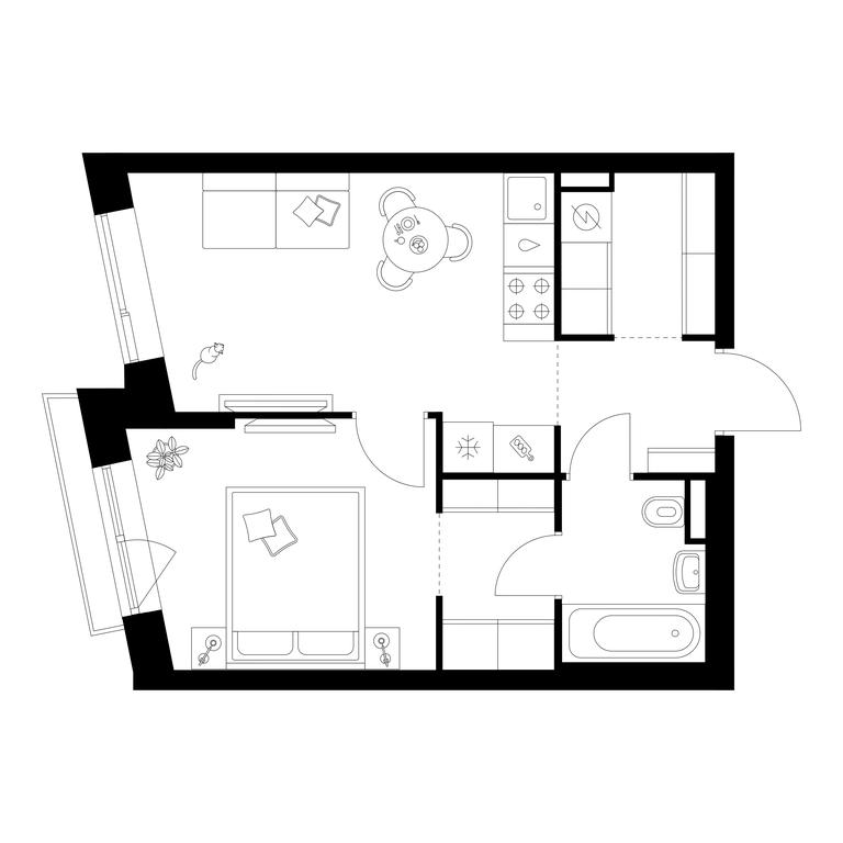 Продажа 1-комн. квартиры, 38 м² в ЖК «Саларьево парк», Саларьевская улица, 8к1, поселение Московский, Москва, Россия #1 Продажа 1-комн. квартиры, 38 м² в ЖК «Саларьево парк», Саларьевская улица, 8к1, поселение Московский, Москва, Россия #1