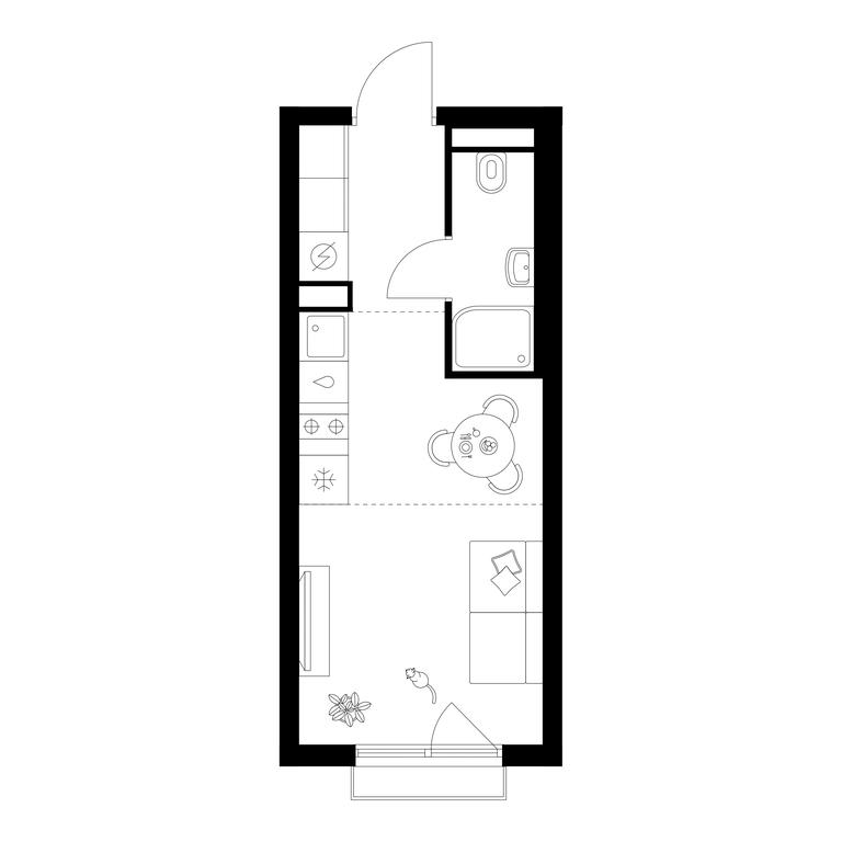 Apartment Sale, 21.4 sq. m. at Salarevo Park, Salaryevskaya Street, 8к1, Moskovskiy Settlement, Moscow, Russia #1 Apartment Sale, 21.4 sq. m. at Salarevo Park, Salaryevskaya Street, 8к1, Moskovskiy Settlement, Moscow, Russia #1
