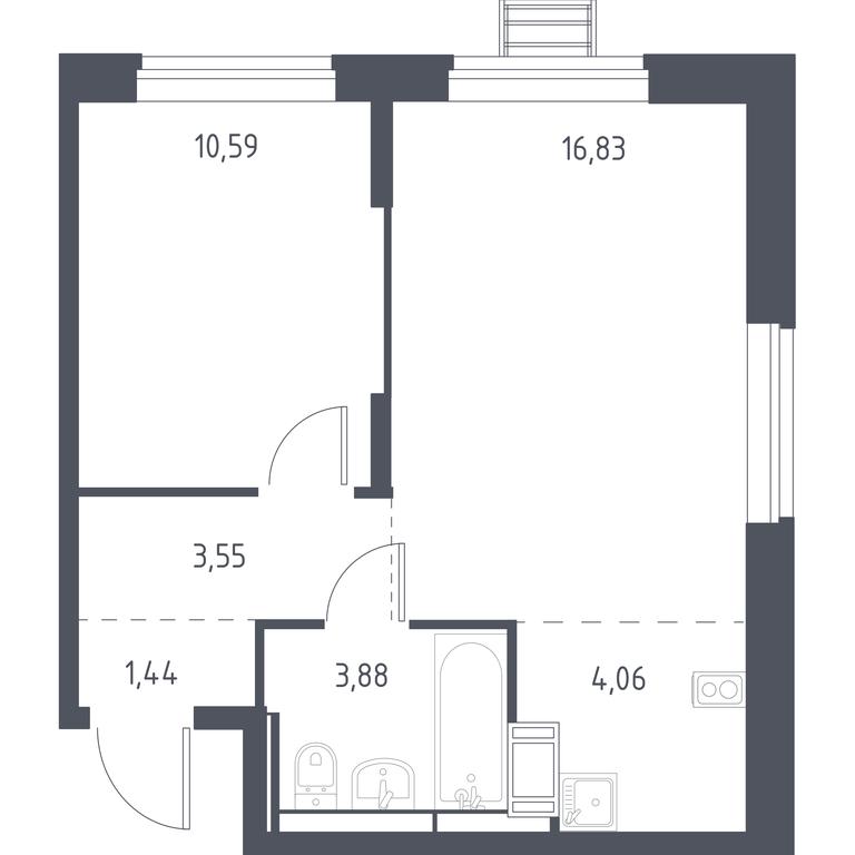 Apartment Sale, 39.6 sq. m. at Pribrezhnyi Park, Pribrezhniy Park Residential Complex, Village of Yam, Domodedovo City District, Moscow Region, Russia #1 Apartment Sale, 39.6 sq. m. at Pribrezhnyi Park, Pribrezhniy Park Residential Complex, Village of Yam, Domodedovo City District, Moscow Region, Russia #1