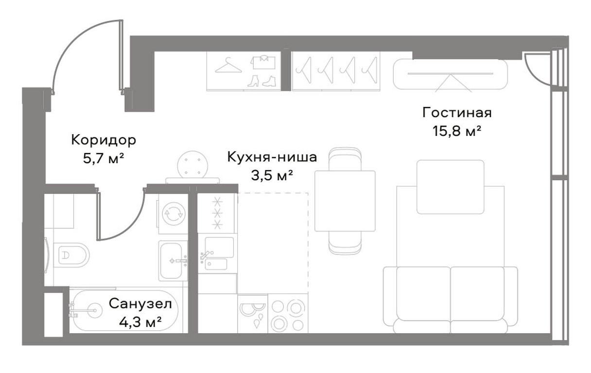 Apartment Sale, 29 sq. m. at Slava, Leningradskiy Avenue, 8с10, Moscow, Russia #1 Apartment Sale, 29 sq. m. at Slava, Leningradskiy Avenue, 8с10, Moscow, Russia #1