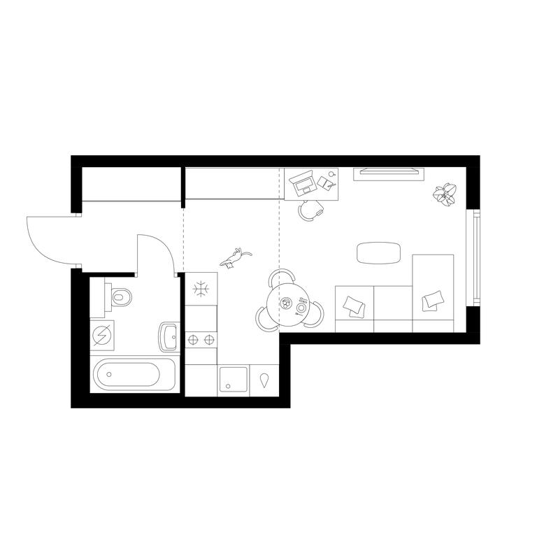 Apartment Sale, 25 sq. m. at Plehanova 11, Plekhanova Street, 13с6, Moscow, Russia #1 Apartment Sale, 25 sq. m. at Plehanova 11, Plekhanova Street, 13с6, Moscow, Russia #1