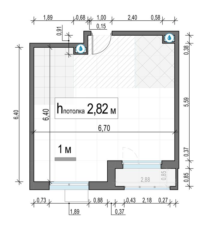 1-BD Apartment Sale, 42.1 sq. m. at Milovidnoe, zhiloy kompleks Milovidnoye, Settlement of Razvilka, Leninskiy City District, Moscow Region, Russia #2