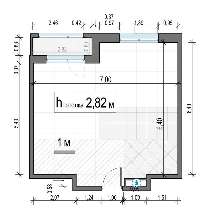 1-BD Apartment Sale, 43.4 sq. m. at Milovidnoe, zhiloy kompleks Milovidnoye, Settlement of Razvilka, Leninskiy City District, Moscow Region, Russia #2