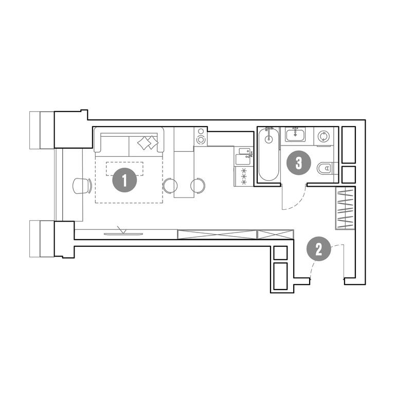 Apartment Sale, 30 sq. m. at Mirapolis, Mira Avenue, 222Ас9, Moscow, Russia #1 Apartment Sale, 30 sq. m. at Mirapolis, Mira Avenue, 222Ас9, Moscow, Russia #1