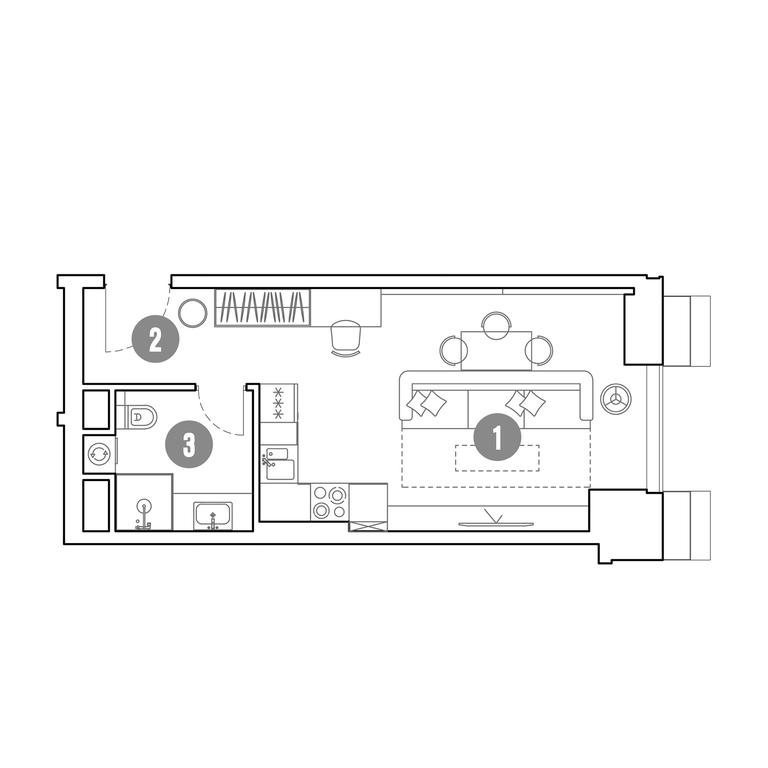 Apartment Sale, 31.4 sq. m. at Mirapolis, Mira Avenue, 222Ас9, Moscow, Russia #1 Apartment Sale, 31.4 sq. m. at Mirapolis, Mira Avenue, 222Ас9, Moscow, Russia #1