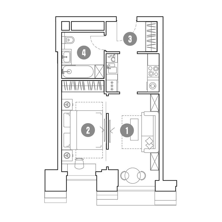 1-BD Apartment Sale, 37.6 sq. m. at Mirapolis, Mira Avenue, 222Ас9, Moscow, Russia #1 1-BD Apartment Sale, 37.6 sq. m. at Mirapolis, Mira Avenue, 222Ас9, Moscow, Russia #1