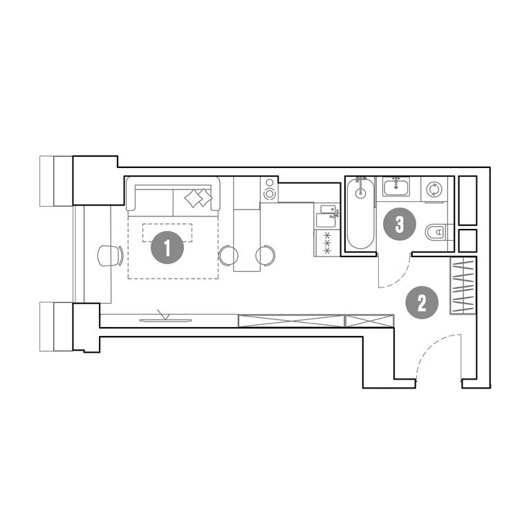 Apartment Sale, 29.8 sq. m. at Mirapolis, Mira Avenue, 222Ас9, Moscow, Russia #1 Apartment Sale, 29.8 sq. m. at Mirapolis, Mira Avenue, 222Ас9, Moscow, Russia #1