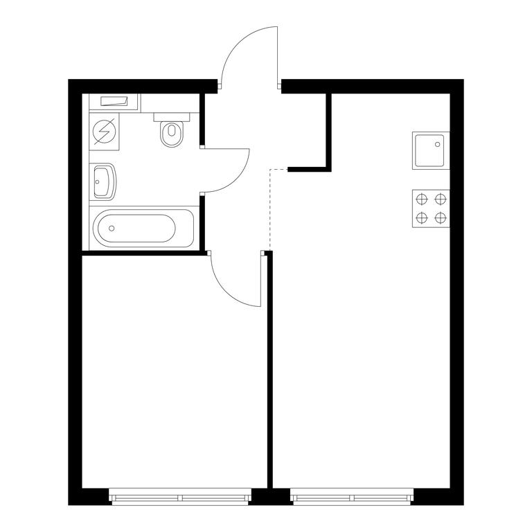 1-BD Apartment Sale, 35 sq. m. at Holland Park, Volokolamskoye Highway, 71/13к1, Moscow, Russia #1 1-BD Apartment Sale, 35 sq. m. at Holland Park, Volokolamskoye Highway, 71/13к1, Moscow, Russia #1