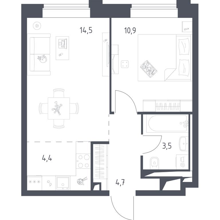 Apartment Sale, 38.05 sq. m. at Vereiskaya 41, Vereyskaya Street, 41, Moscow, Russia #2