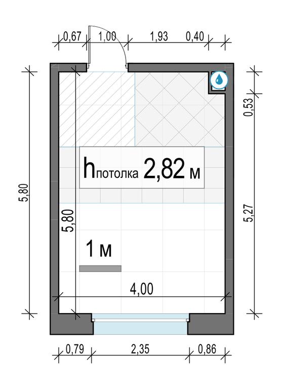 Apartment Sale, 22.5 sq. m. at Belyi Grad, Tsentralnaya Street, 1, Mytischi, Moscow Region, Russia #2