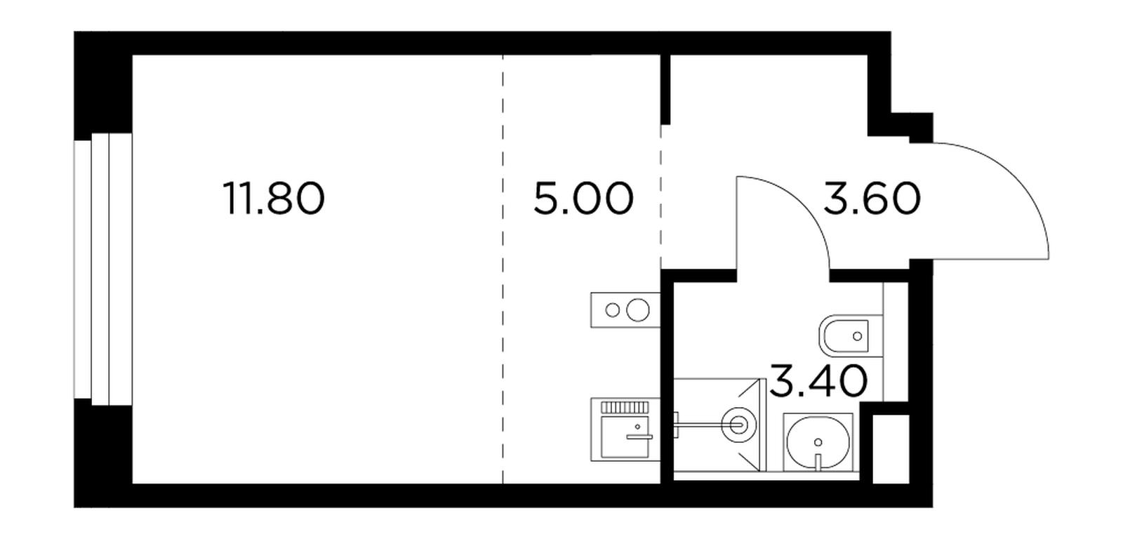 Apartment Sale, 23.8平方米 at Belyi Grad, Tsentralnaya Street, 1, Mytischi, Moscow Region, Russia #1 Apartment Sale, 23.8平方米 at Belyi Grad, Tsentralnaya Street, 1, Mytischi, Moscow Region, Russia #1