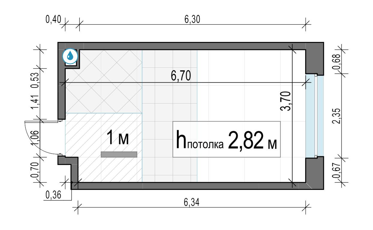 Apartment Sale, 23.8平方米 at Belyi Grad, Tsentralnaya Street, 1, Mytischi, Moscow Region, Russia #2 Apartment Sale, 23.8平方米 at Belyi Grad, Tsentralnaya Street, 1, Mytischi, Moscow Region, Russia #2