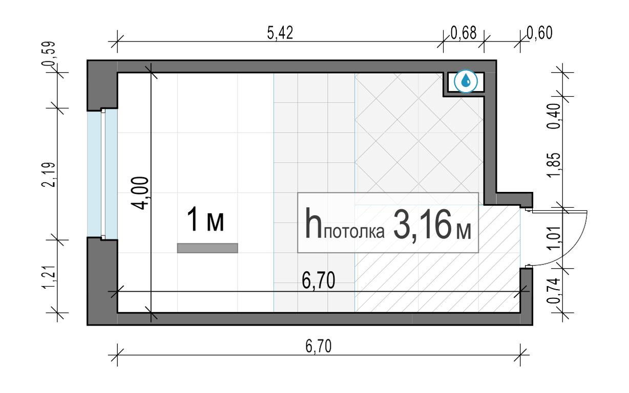 Apartment Sale, 24.7 sq. m. at Belyi Grad, Tsentralnaya Street, 1, Mytischi, Moscow Region, Russia #2 Apartment Sale, 24.7 sq. m. at Belyi Grad, Tsentralnaya Street, 1, Mytischi, Moscow Region, Russia #2