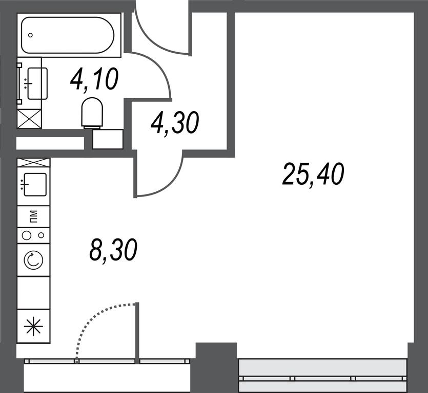 Apartment Sale, 42 sq. m. at AFI Park Voroncovskiy, Akademika Chelomeya Street, 7Ас2, Moscow, Russia #2 Apartment Sale, 42 sq. m. at AFI Park Voroncovskiy, Akademika Chelomeya Street, 7Ас2, Moscow, Russia #2